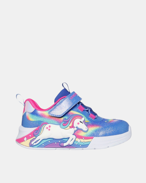 Ténis baixos infantis SKECHERS Azul 302298N UNICORNS CHASER