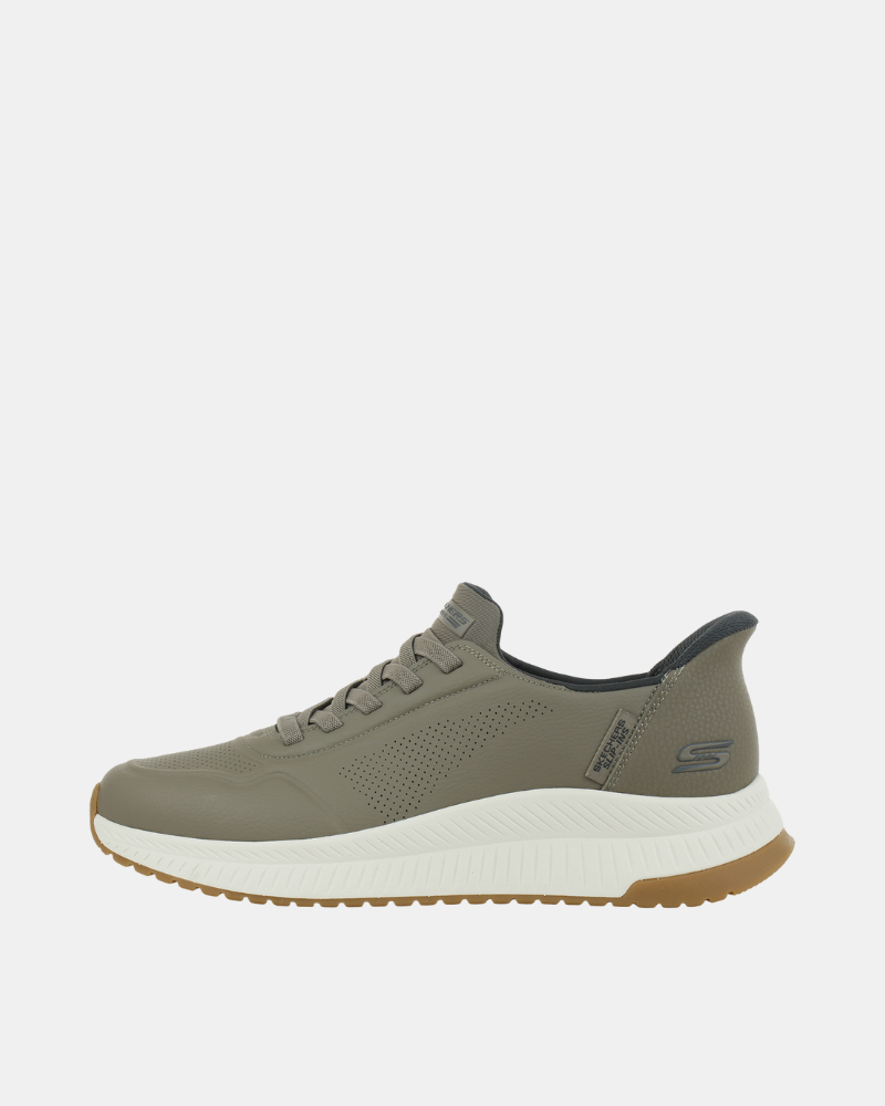 Sapatilhas Baixas Homem SKECHERS Verde 118424 BOBS SQUAD 4 DIRECT STEP