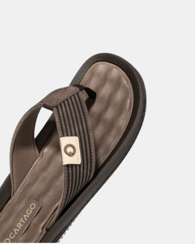 Sandalias De dedo Chancletas Hombre Cartago Marrón C 82614 DUNAS