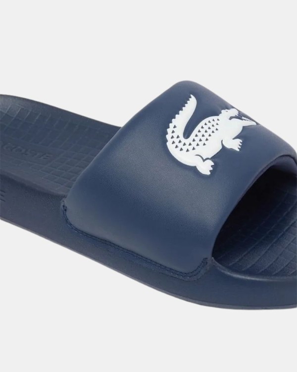 Sandalias Chancletas Hombre LACOSTE Azul 49CMA0021 SERVE SLIDE