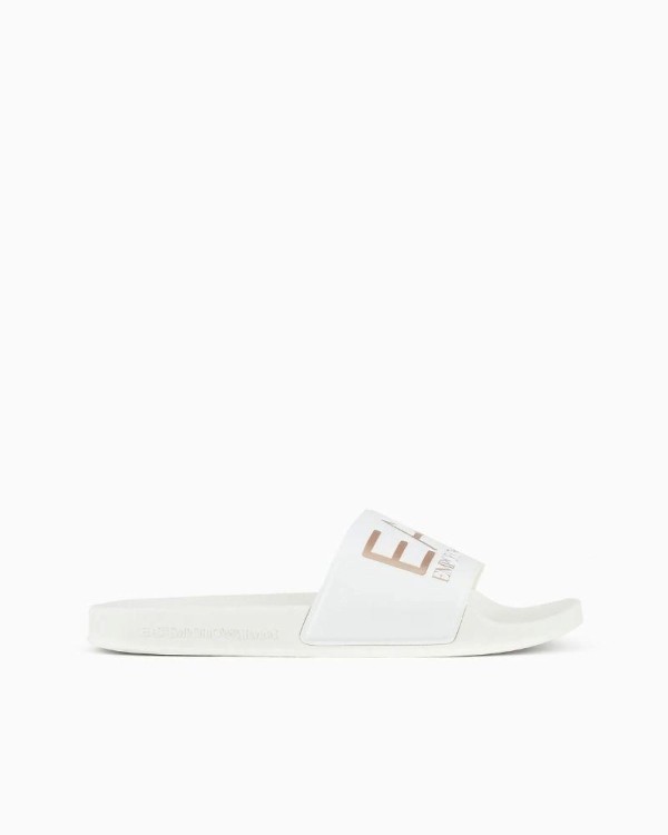 Sandálias Abertas Chinelos Mulher EA7 Branco XCP001 XCC22