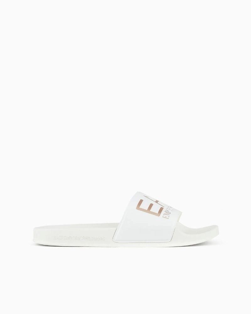 Sandálias Abertas Chinelos Mulher EA7 Branco XCP001 XCC22