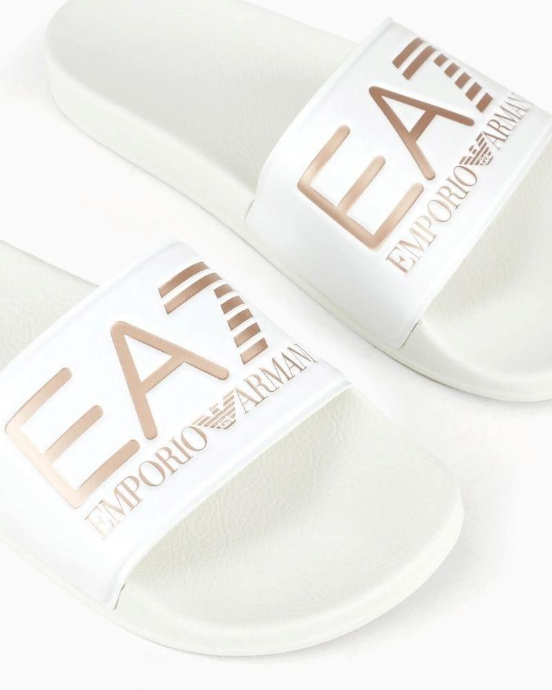 Sandálias Abertas Chinelos Mulher EA7 Branco XCP001 XCC22