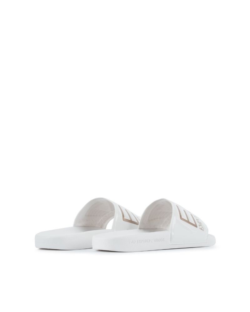 Sandálias Abertas Chinelos Mulher EA7 Branco XCP001 XCC22