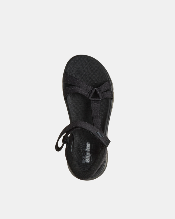 Sandálias abertas para mulher SKECHERS Preto 141481 SLIP-INS GO WALK FLEX ILLUMINATE