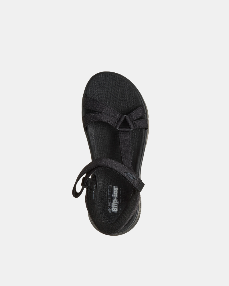 Sandálias abertas para mulher SKECHERS Preto 141481 SLIP-INS GO WALK FLEX ILLUMINATE
