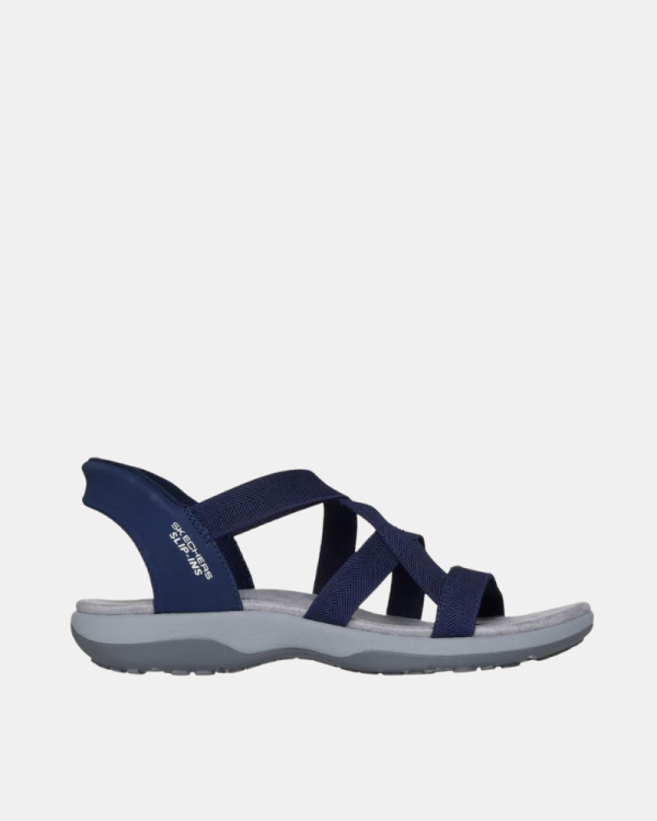 Sandálias abertas para mulher SKECHERS azul 163460 SLIP-INS REGGAE SLIM
