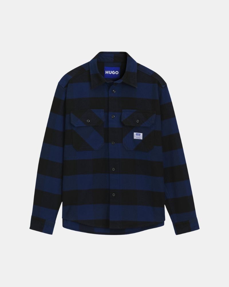 Camisas Manga larga Hombre HUGO Azul 50570752