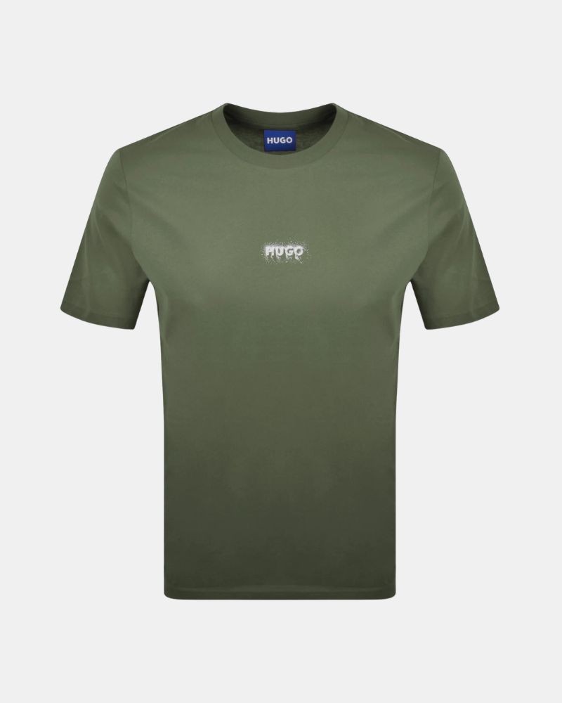 Camisetas de manga curta para homem HUGO Verde 50572412 NODAR