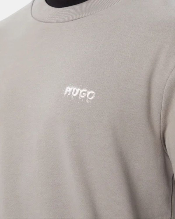 Camisola sem capuz Homem HUGO Cinzento 50572390 NODACREW