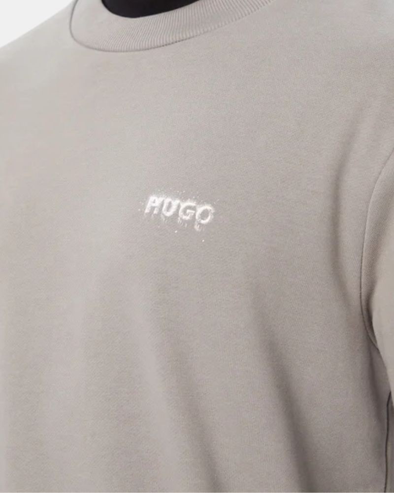 Camisola sem capuz Homem HUGO Cinzento 50572390 NODACREW