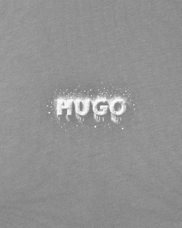 Camisetas manga curta Homem HUGO Cinzento 50572412 NODAR