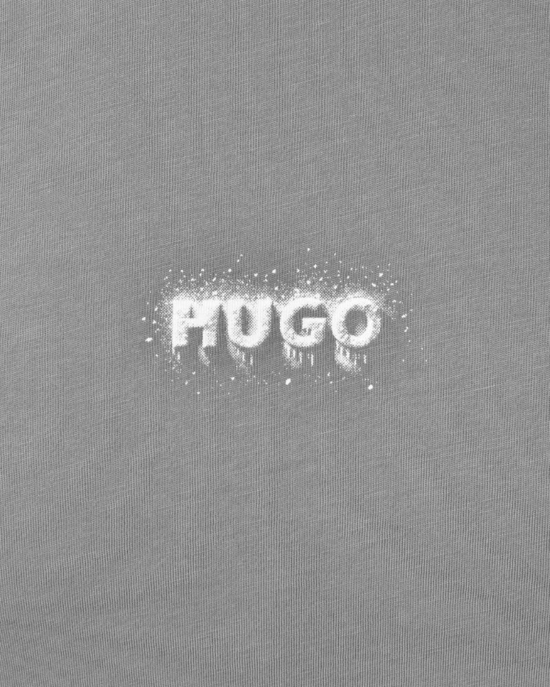 Camisetas manga curta Homem HUGO Cinzento 50572412 NODAR