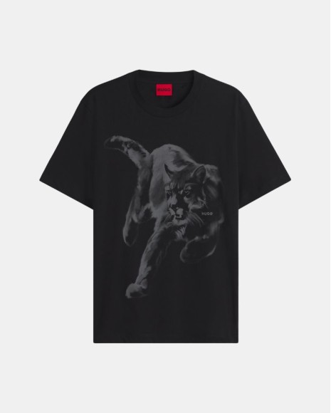 Camisetas Manga corta Hombre HUGO Negro 50568689 DAFFILO