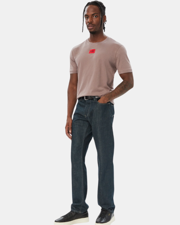 Camisetas Manga corta Hombre HUGO Taupe 50447978 DIRAGONAL212
