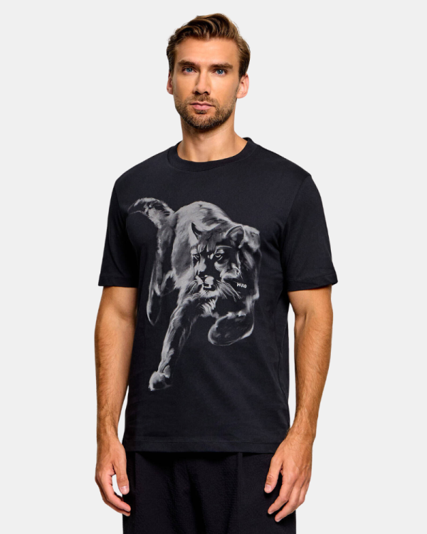 Camisetas Manga corta Hombre HUGO Marrón 50568689 DAFFILO