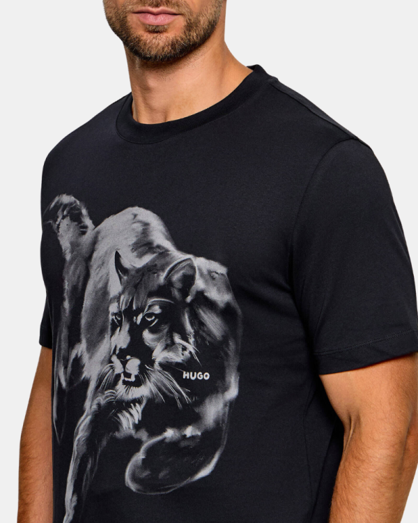 Camisetas Manga corta Hombre HUGO Marrón 50568689 DAFFILO