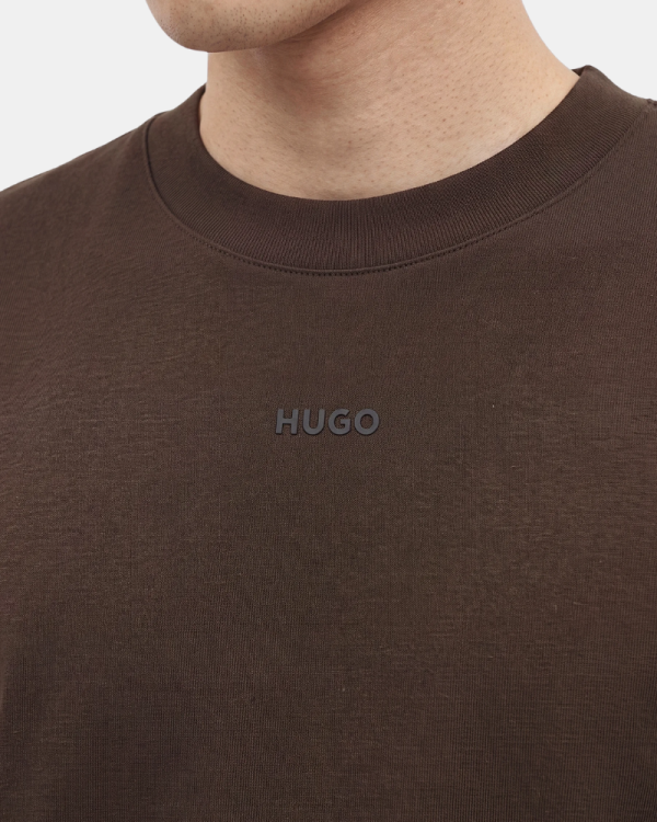 Camisetas Manga curta Homem HUGO Castanho 50488330 DAPOLINO