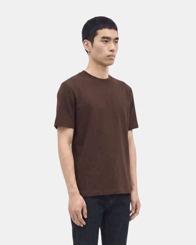 Camisetas Manga curta Homem HUGO Castanho 50488330 DAPOLINO