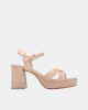 Sandalias Fiesta Abiertas Mujer XTI Beige 145288