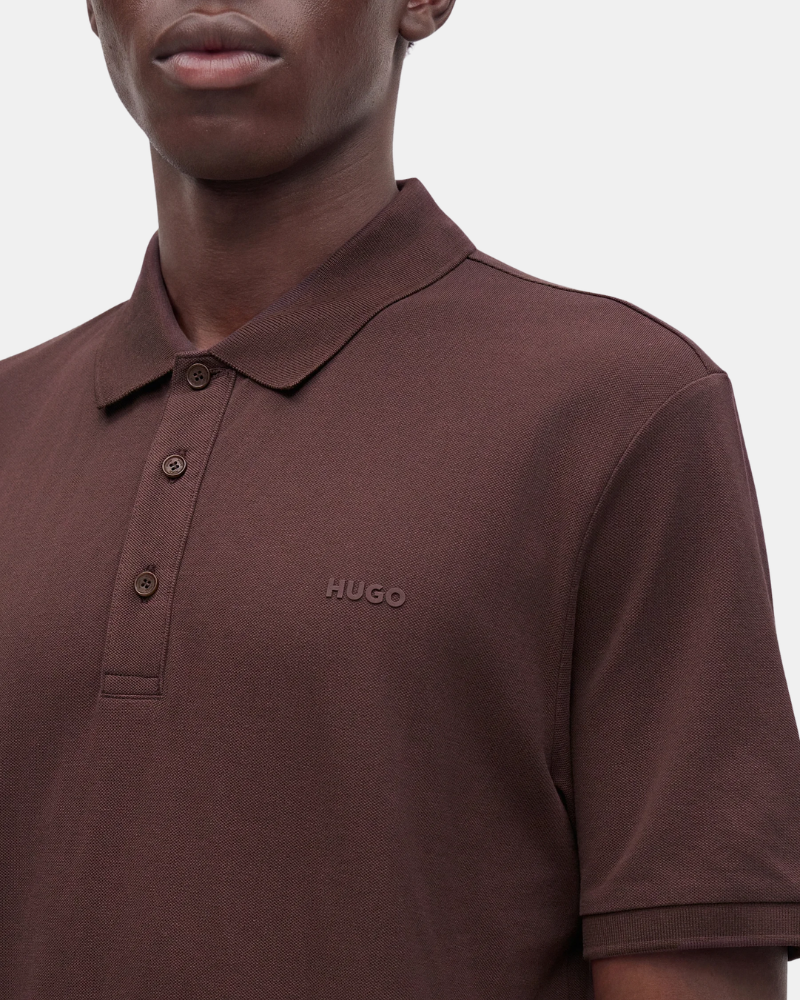 Camisetas Manga corta Hombre HUGO Marrón 50466182 DONOS222