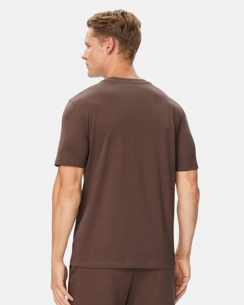 Camisetas Manga curta Homem HUGO Castanho 50466158 DEERO222