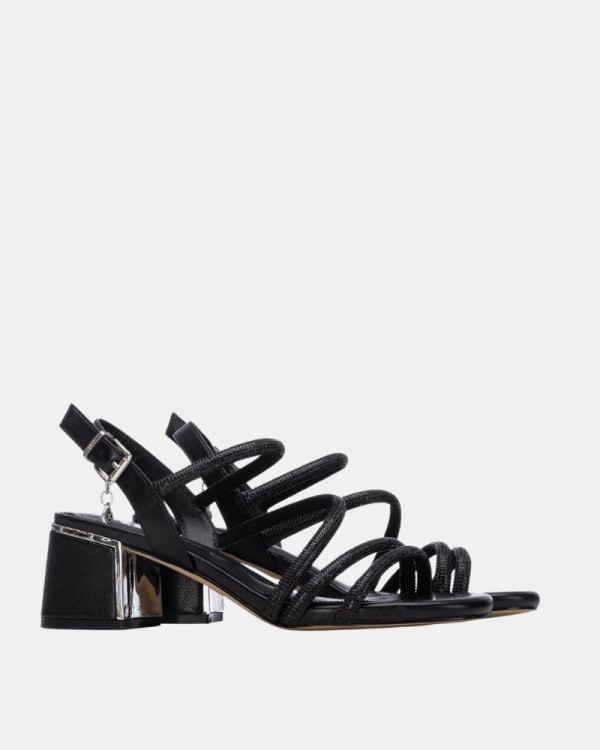 Sandalias Fiesta Abiertas Mujer XTI Negro 145260