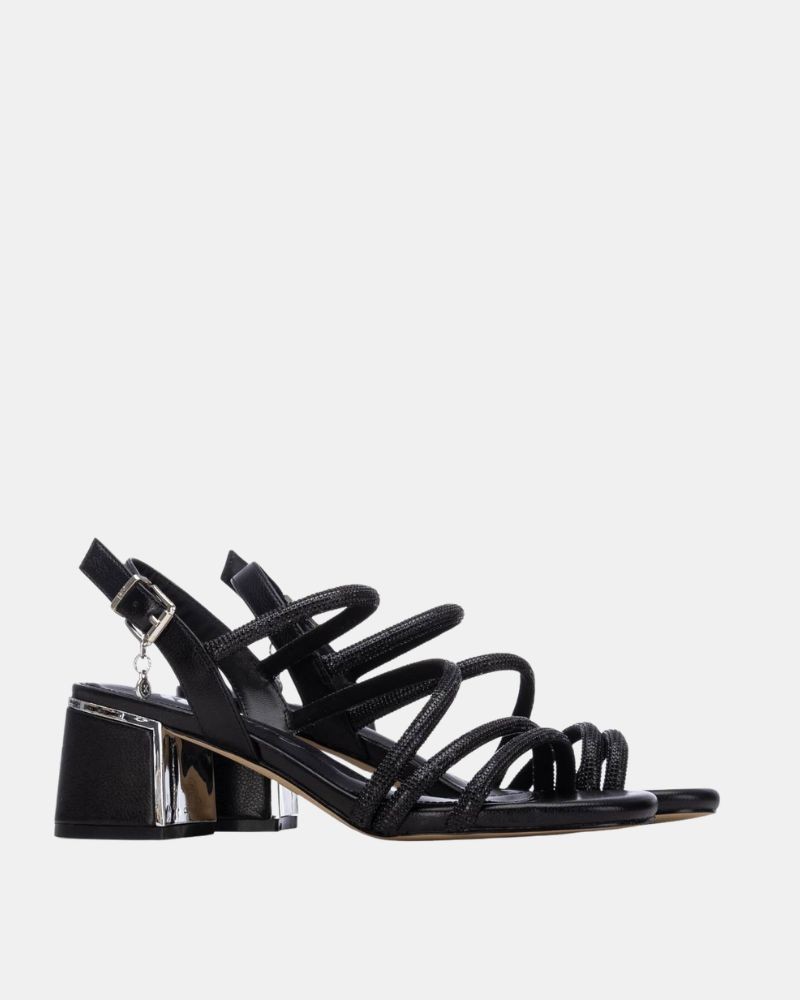 Sandalias Fiesta Abiertas Mujer XTI Negro 145260