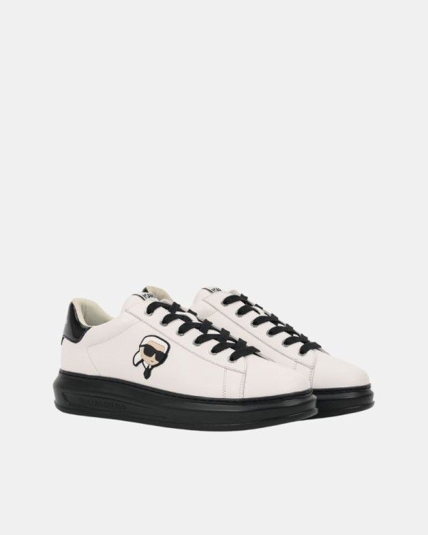 Sapatilhas Baixas Homem Karl Lagerfeld Branco KL52530N KAPRI MASCULINO