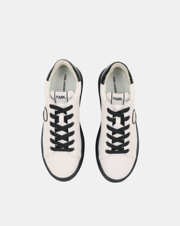 Sapatilhas Baixas Homem Karl Lagerfeld Branco KL52530N KAPRI MASCULINO