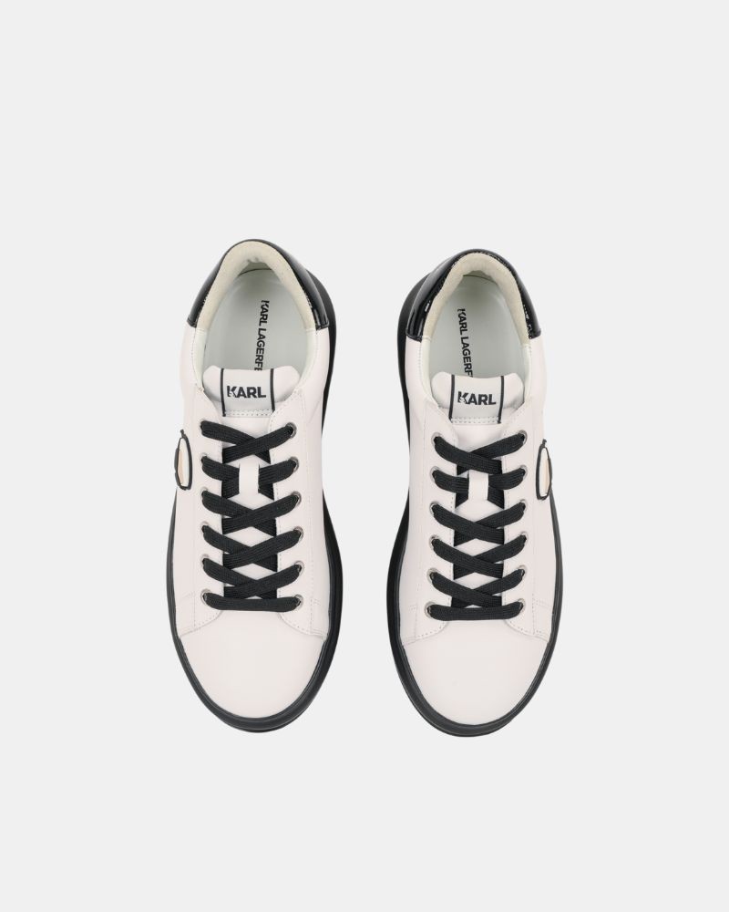 Sapatilhas Baixas Homem Karl Lagerfeld Branco KL52530N KAPRI MASCULINO