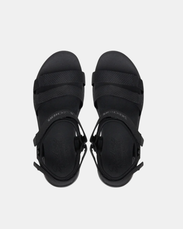 Sandálias Abertas para Mulher SKECHERS Pretas 119828 D LUX WALKER GOING OUT VIBES