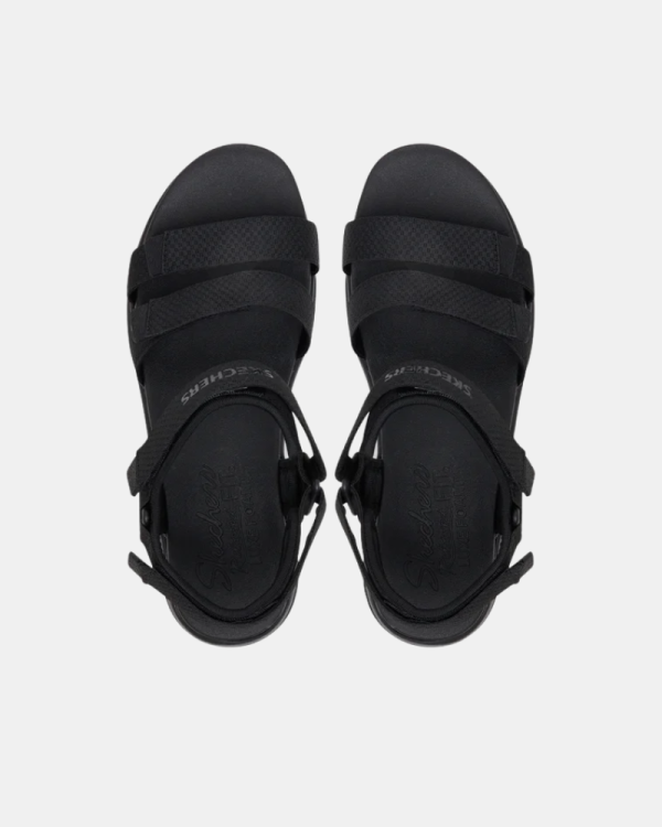Sandálias Abertas para Mulher SKECHERS Pretas 119828 D LUX WALKER GOING OUT VIBES