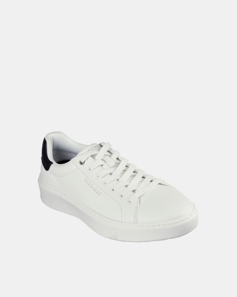 Ténis baixos para homem SKECHERS branco 183175 COURT BREAK SUIT SNEAKER
