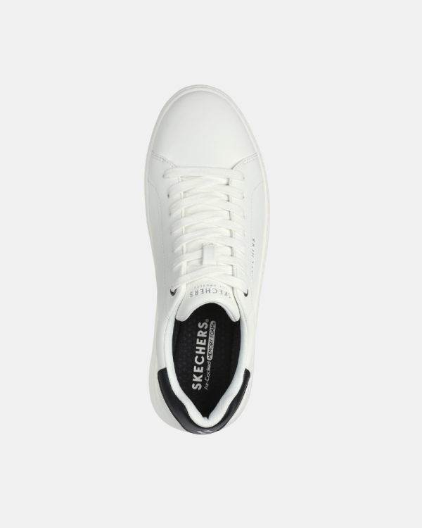 Ténis baixos para homem SKECHERS branco 183175 COURT BREAK SUIT SNEAKER