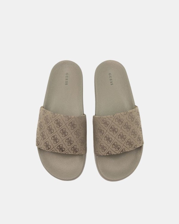 Sandalias Chancletas Hombre GUESS Marrón TOKYO FMGTOJ FAB19