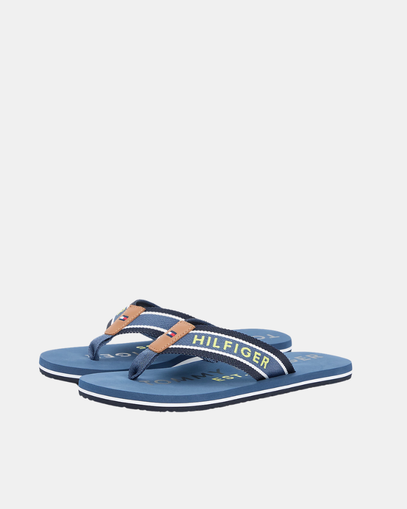 Sandálias de dedo Chinelos Homem TOMMY HILFIGER Azul FM0FM05805DBZ