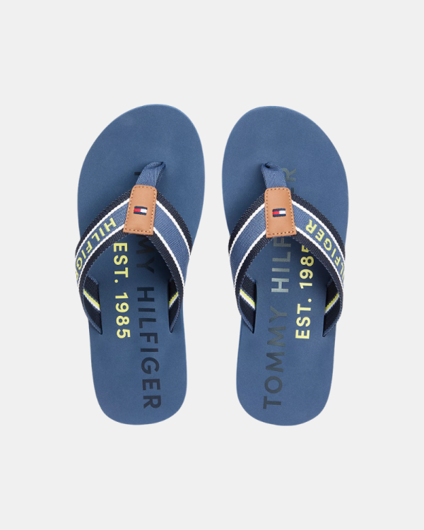 Sandálias de dedo Chinelos Homem TOMMY HILFIGER Azul FM0FM05805DBZ