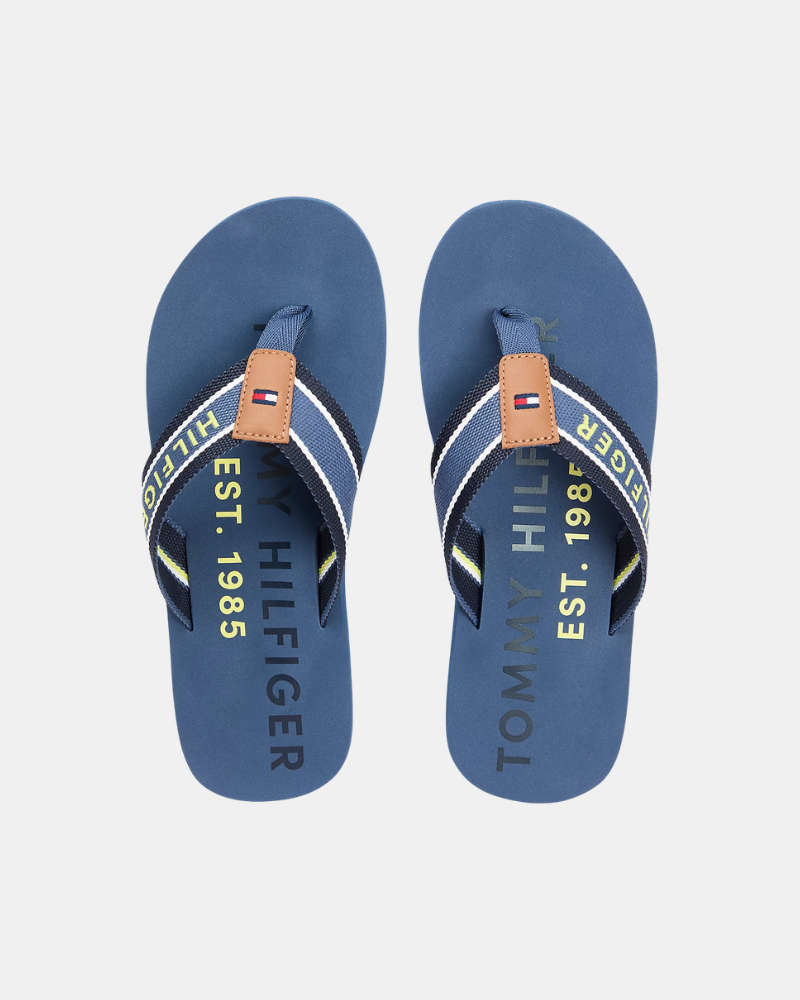 Sandálias de dedo Chinelos Homem TOMMY HILFIGER Azul FM0FM05805DBZ