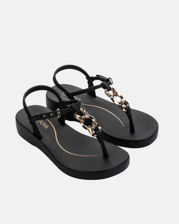 Sandalias De dedo Chancletas Mujer GRENDHA Negro 83838 LIBERDADE