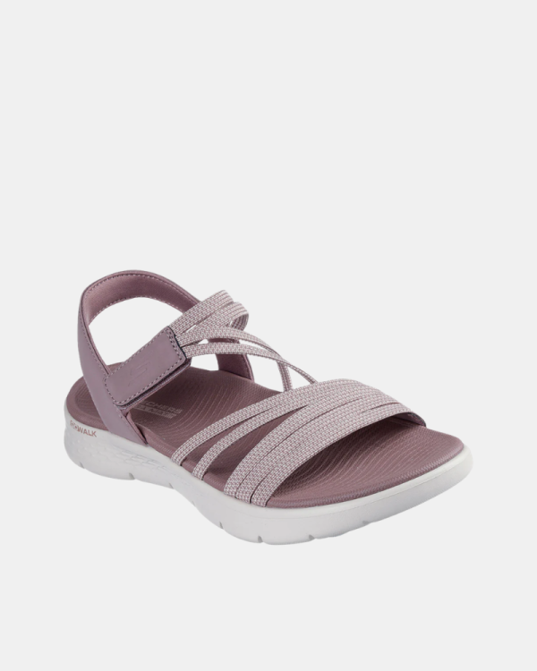 Sandalias Abiertas Mujer SKECHERS Morado 141473 GO WALK FLEX SANDAL EMMA