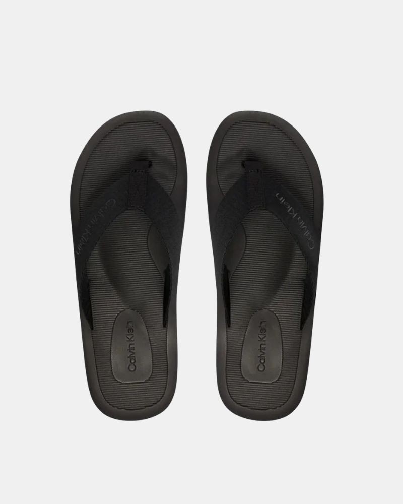 Sandalias De dedo Abiertas Chancletas Hombre CALVIN KLEIN Negro HM0HM021060GJ