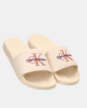 Sandalias Abiertas Chancletas Mujer CALVIN KLEIN Blanco HW0HW02958AEF