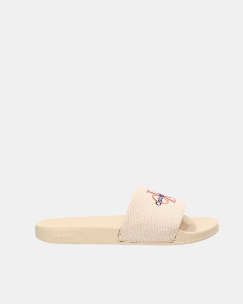 Sandalias Abiertas Chancletas Mujer CALVIN KLEIN Blanco HW0HW02958AEF