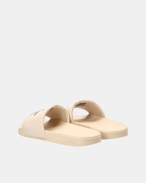 Sandalias Abiertas Chancletas Mujer CALVIN KLEIN Blanco HW0HW02958AEF