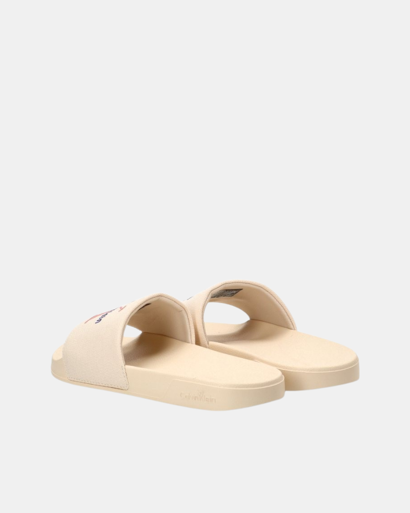 Sandalias Abiertas Chancletas Mujer CALVIN KLEIN Blanco HW0HW02958AEF