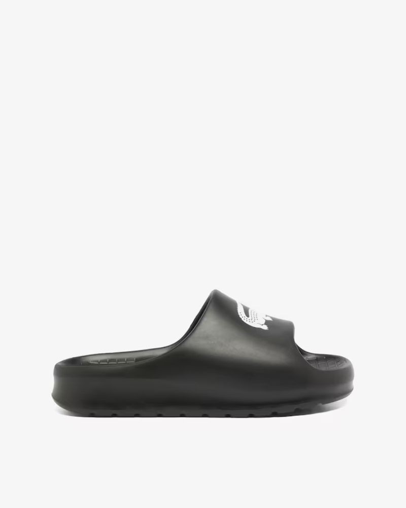 Sandalias Chancletas Mujer LACOSTE Negro 48CFA0011 SERVE SLIDE