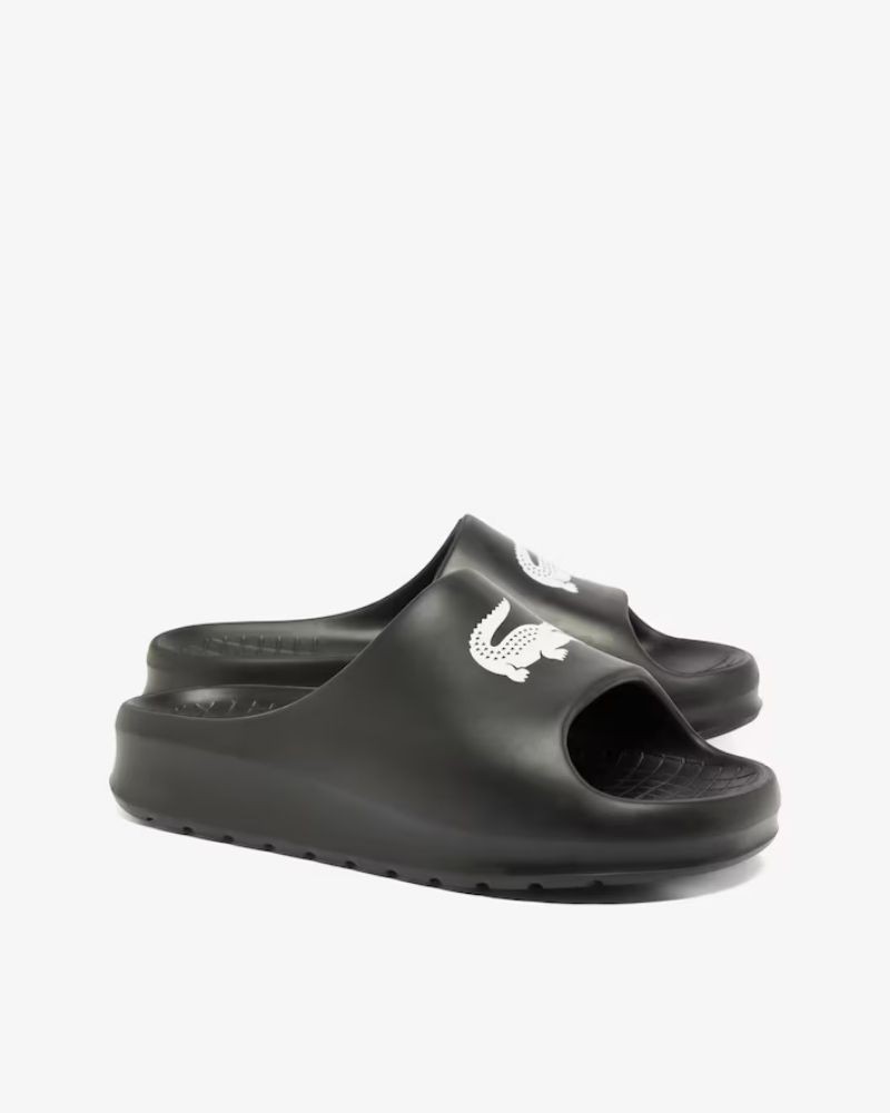 Sandalias Chancletas Mujer LACOSTE Negro 48CFA0011 SERVE SLIDE