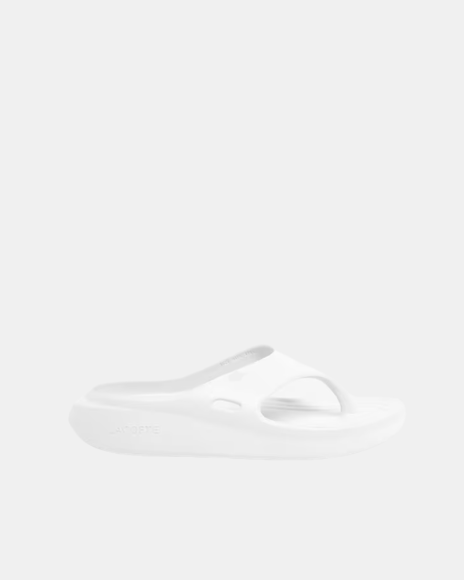 Sandalias De dedo Chancletas Mujer LACOSTE Blanco 51CFA0010 MEDUZ
