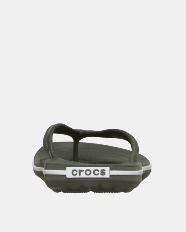 Sandalias De dedo Chancletas Hombre Crocs Verde 11033 CROCBAND FLIP